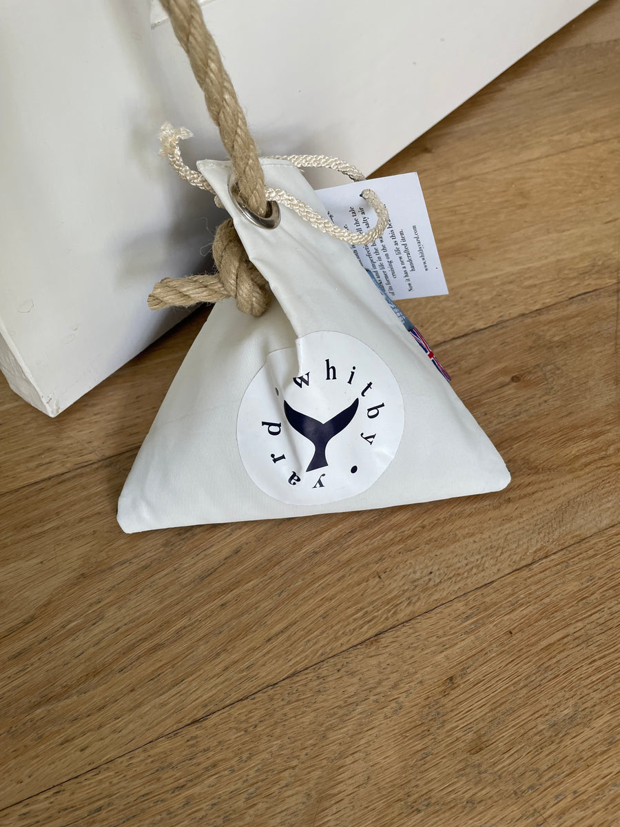 Recycled Sailcloth Doorstops small whitbyyard
