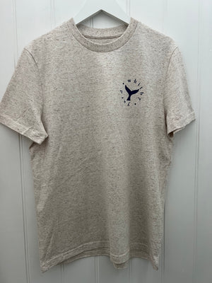 Unisex T Shirt ‘Saltburn Surfboard’ - Oatmeal