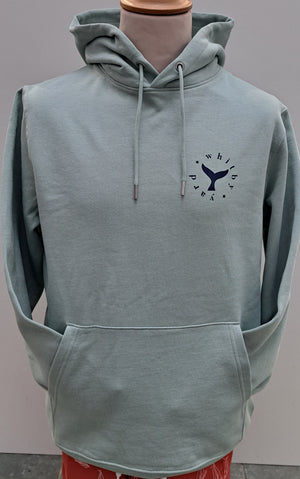 Unisex Hoodie ‘Saltburn Surfboard’ - Aloe Green
