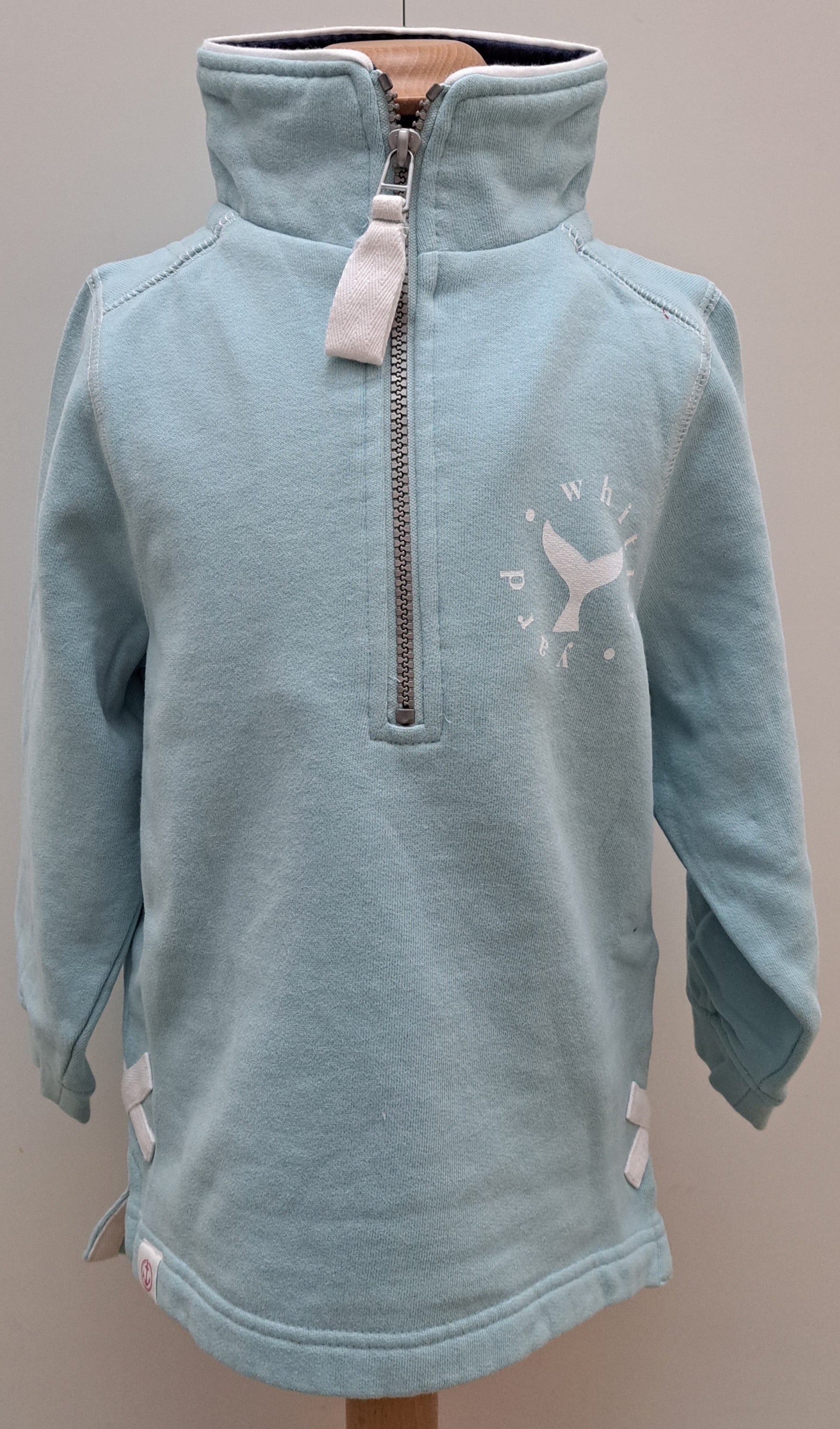 Kid’s Sweatshirt Lazy Jacks Age 1/2 ‘Whale Tail’ 1/4 Zip - (various colours)