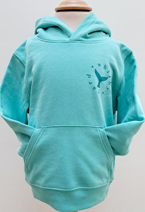 Children’s ‘Saltburn Circle’ pullover Hoodie - Pool Blue