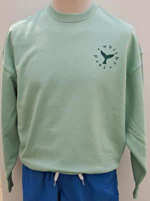 Unisex 'Saltburn Circle' Sweatshirt - Misty Jade