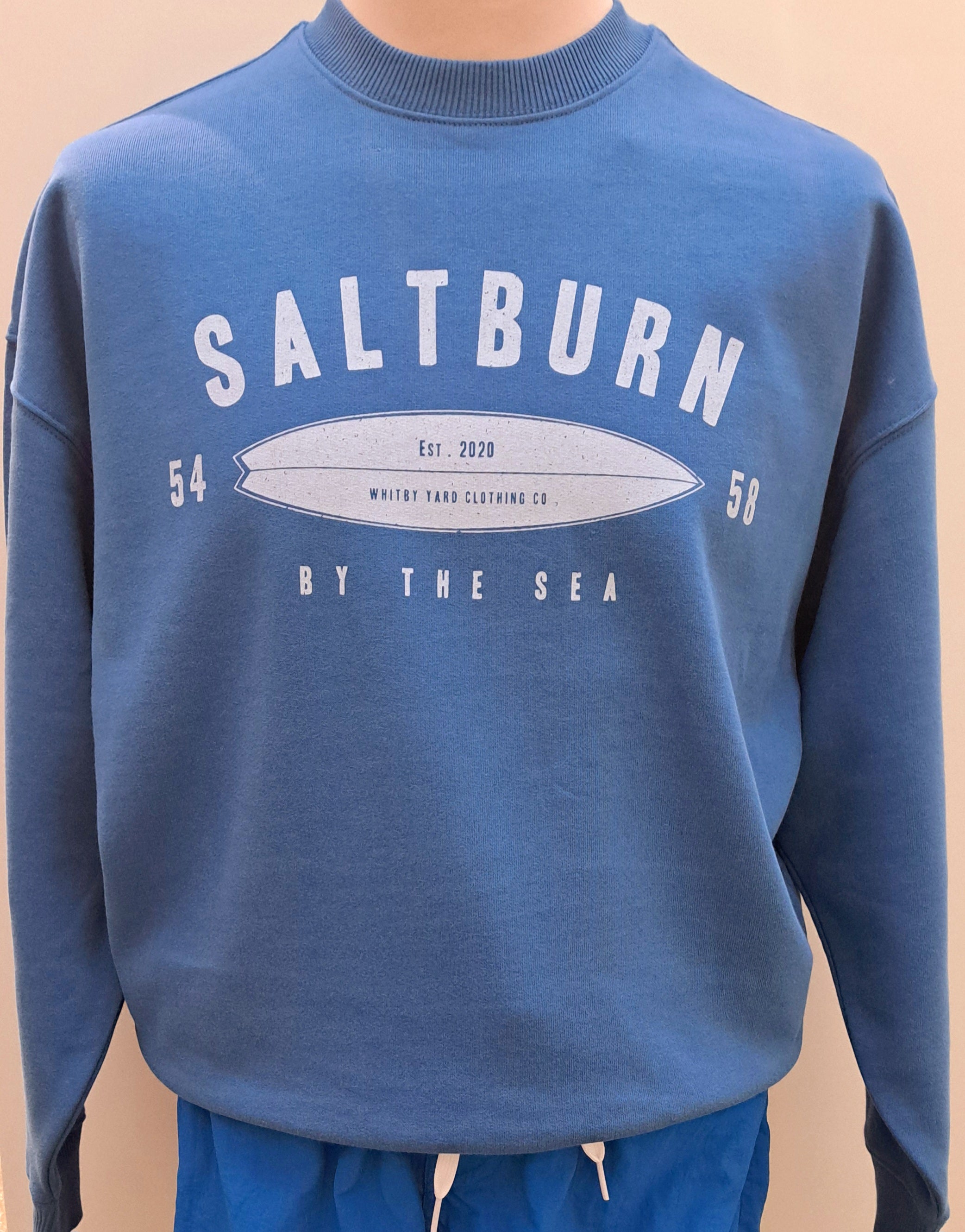 Unisex 'Saltburn co ordinates' Sweatshirt - Bright Blue