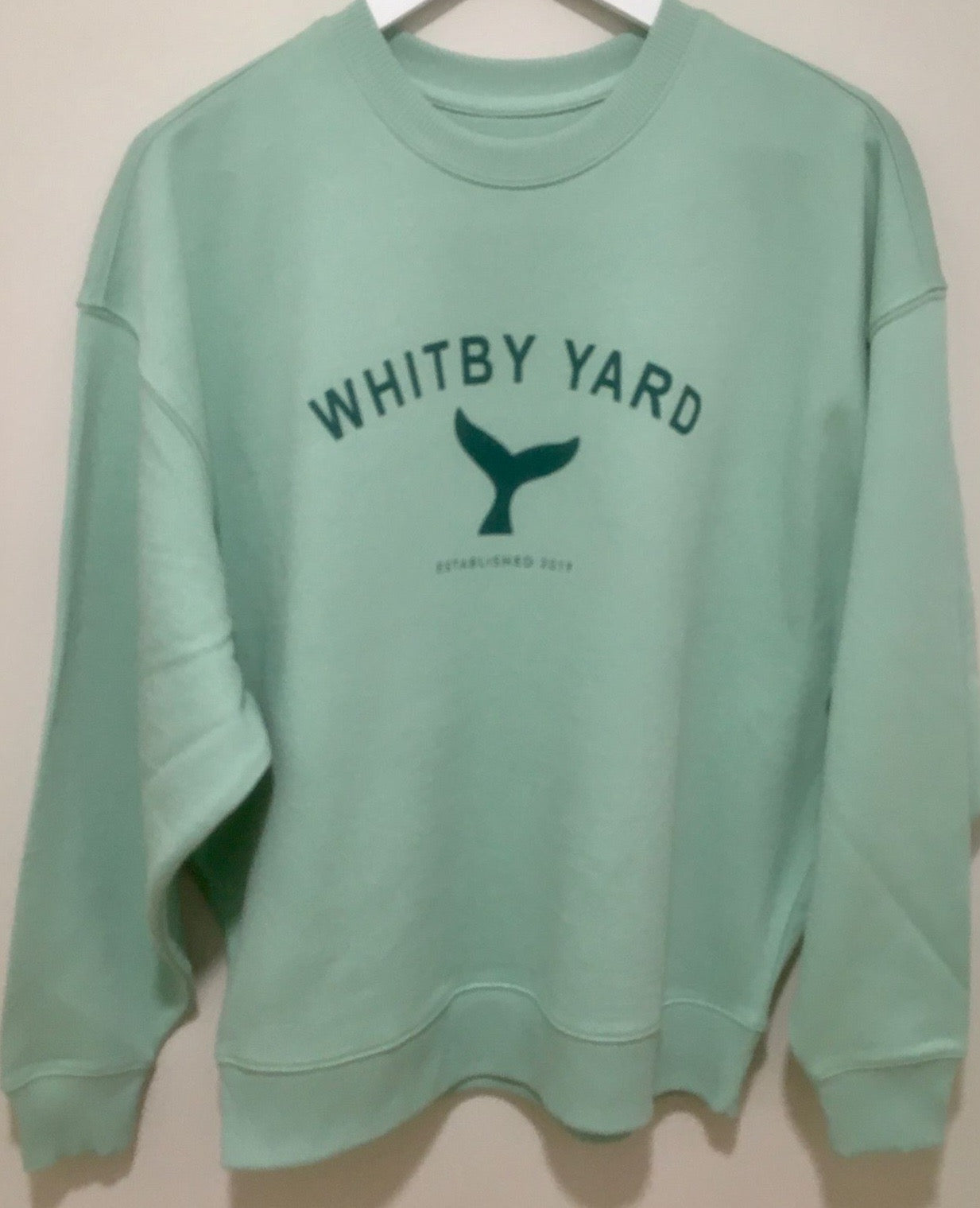 Unisex ‘Whitby Yard Est’ Sweatshirt - Misty Jade