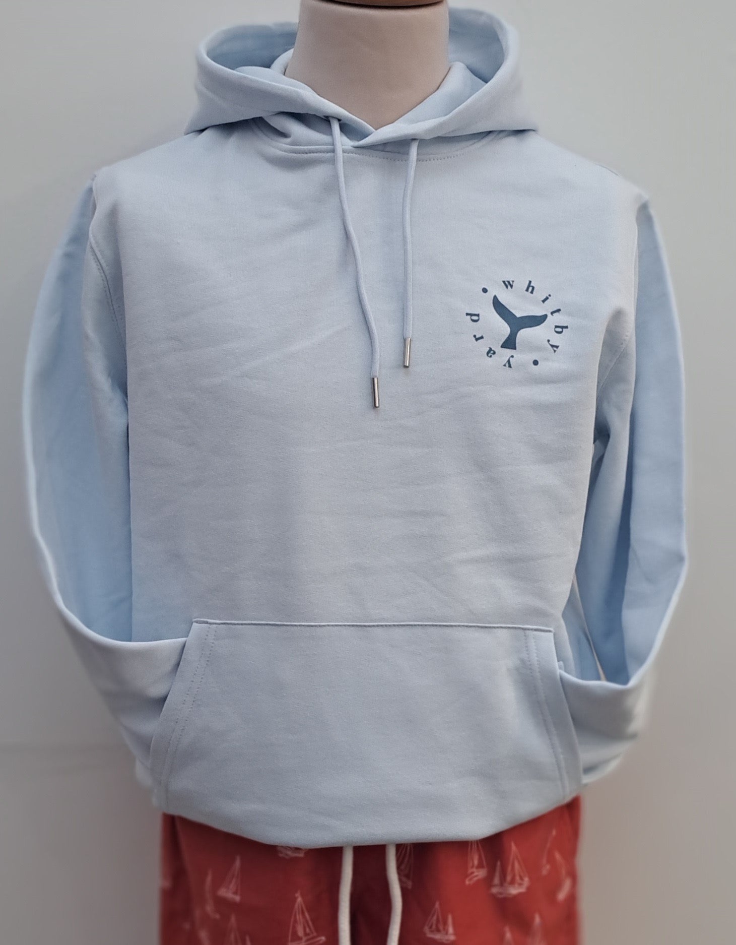 Unisex Hoodie ‘Saltburn Circle’ - Blue Ice
