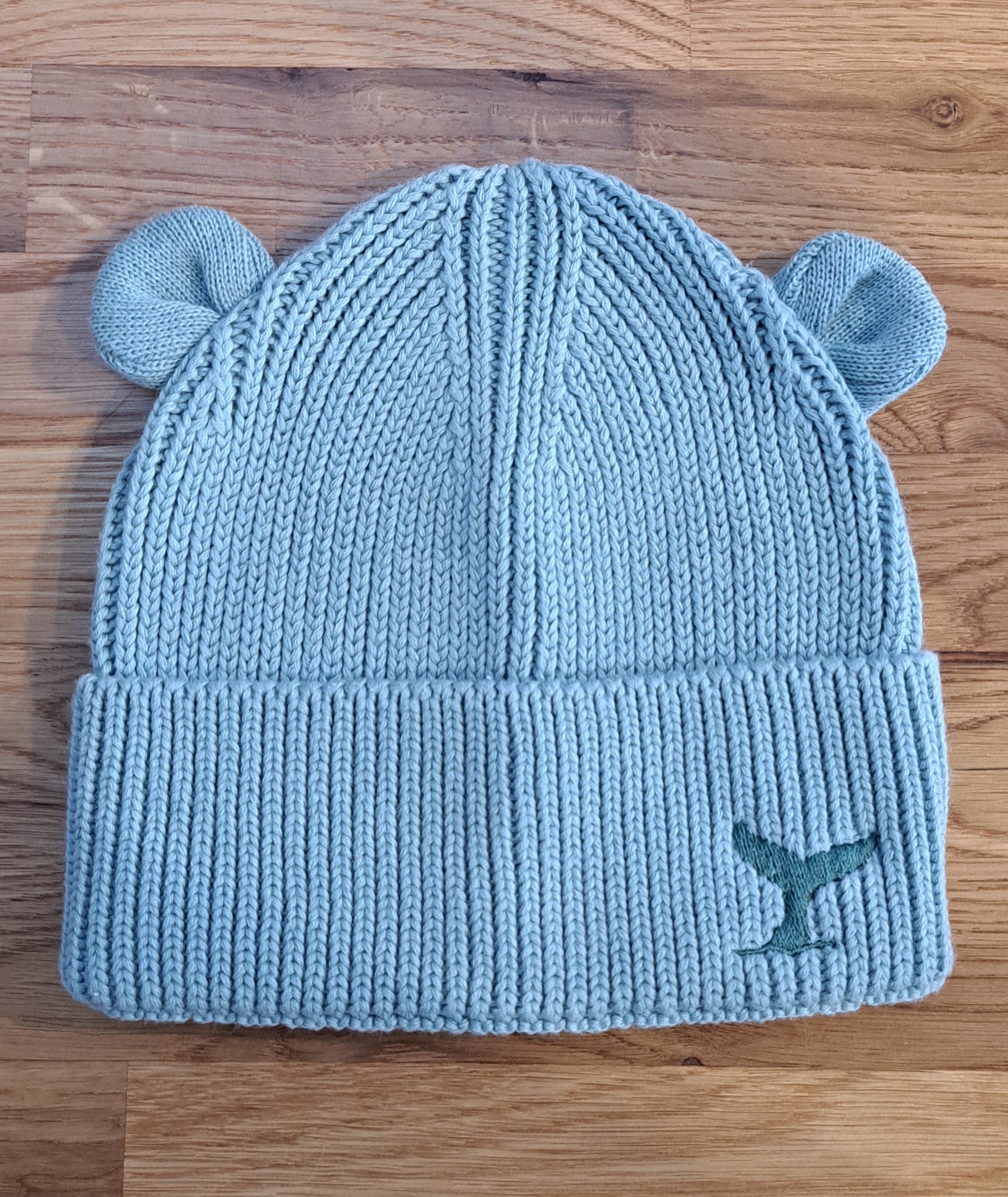 Baby Organic Cotton Ribbed Beanie (various colours)