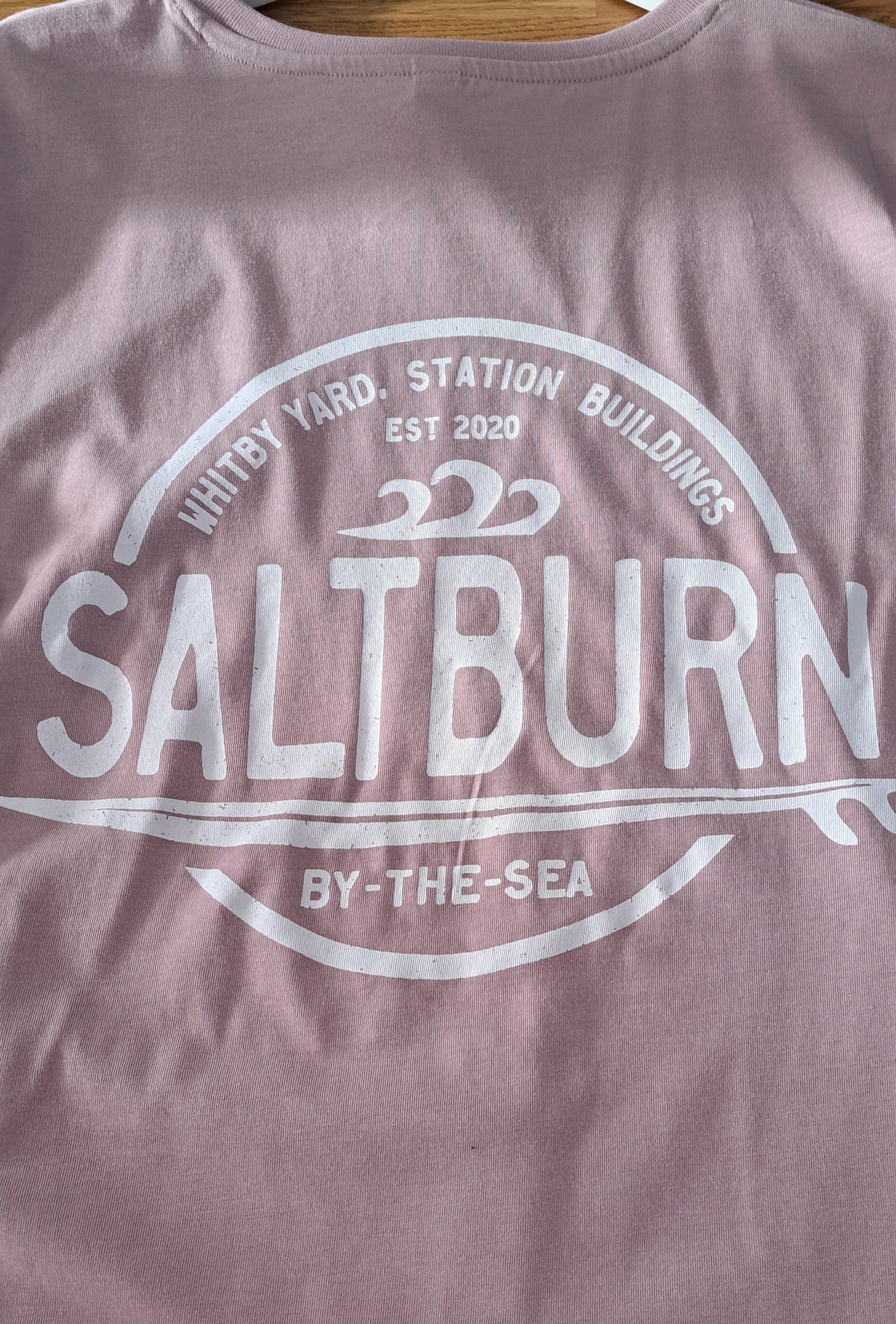 Women’s T Shirt ‘Saltburn Circle’ - Purple Rose