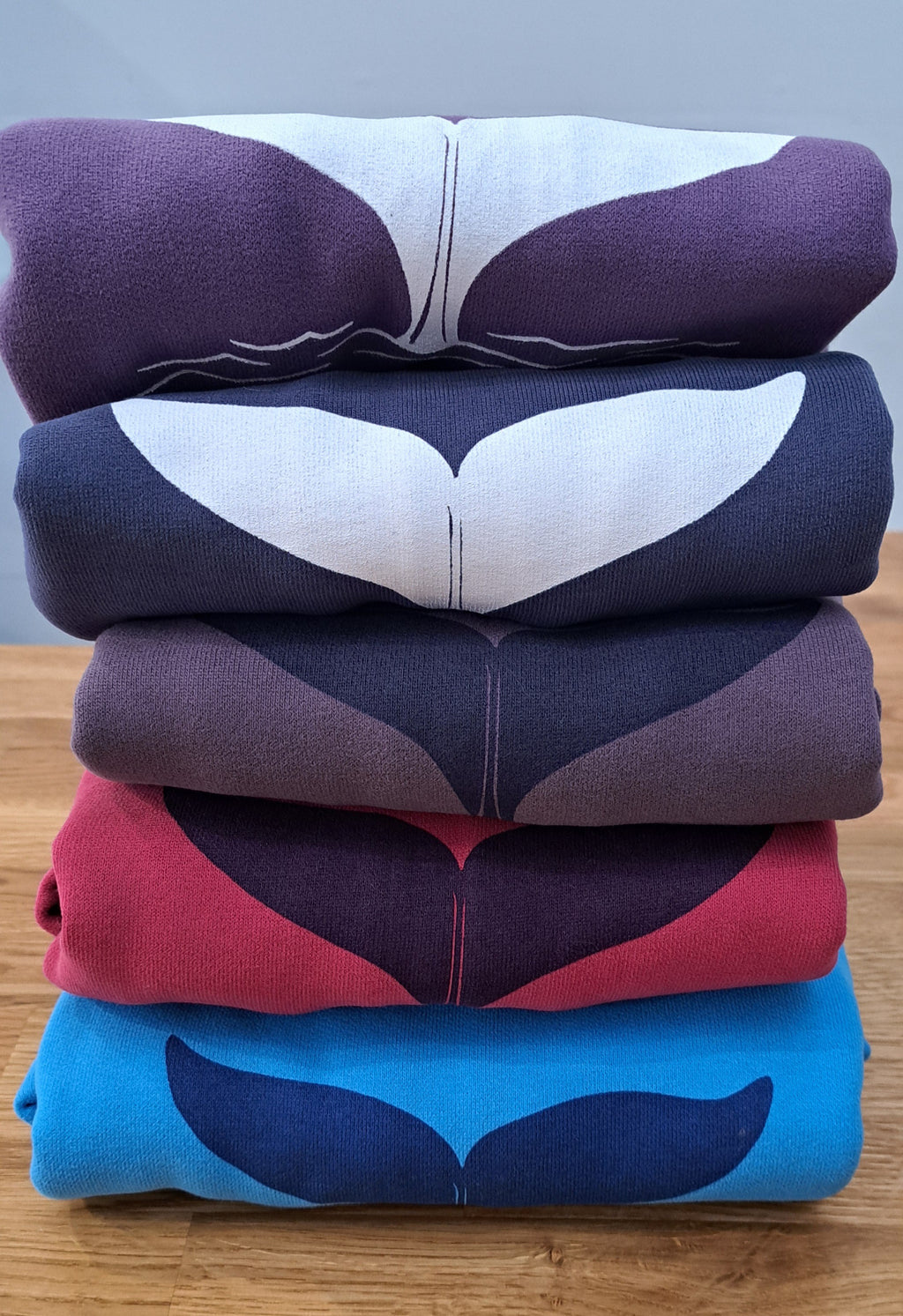 Kid’s Sweatshirt Lazy Jacks Age 1/2 ‘Whale Tail’ 1/4 Zip - (various colours)