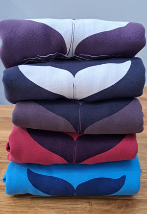 Kid’s Sweatshirt Lazy Jacks Age 1/2 ‘Whale Tail’ 1/4 Zip - (various colours)