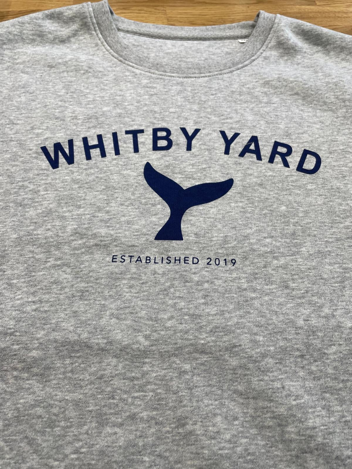 Unisex Sweatshirt ‘Whitby Yard Est’ - Heather Grey