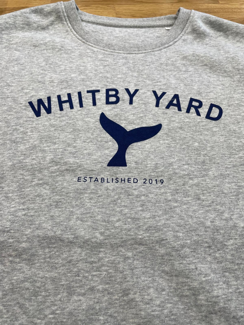 Unisex Sweatshirt ‘Whitby Yard Est’ - Heather Grey