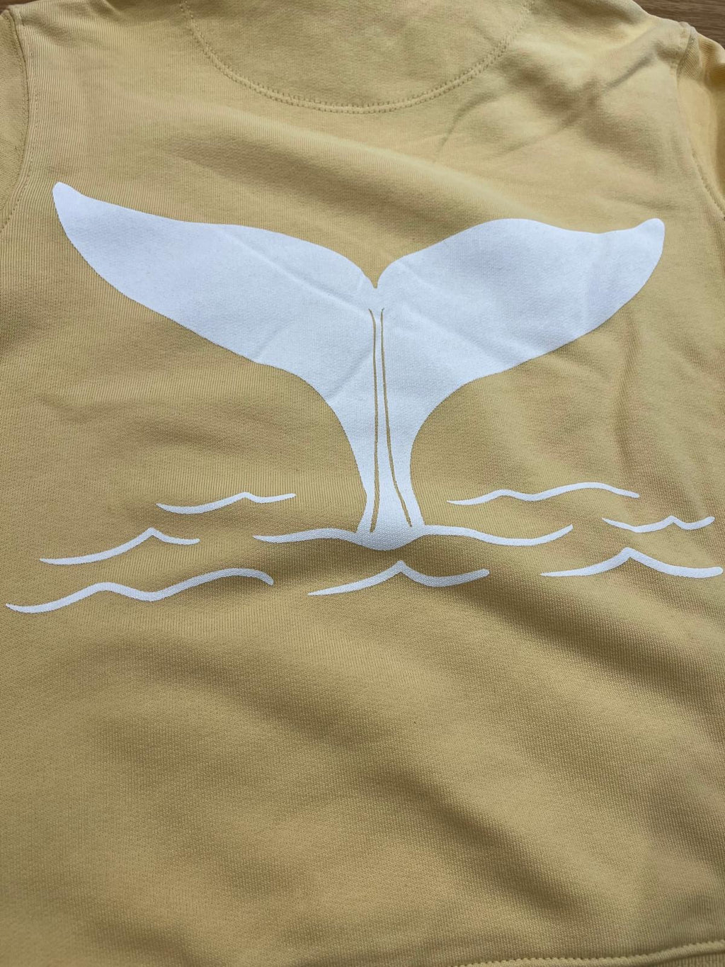 Children’s Hoodie ‘Whale Tail’ - Viva Yellow