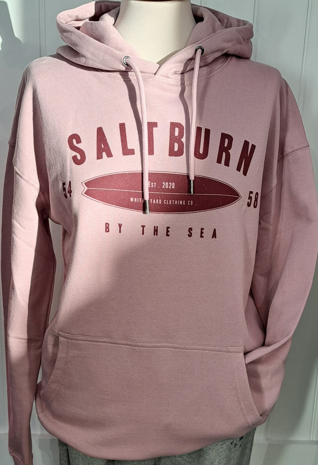 Unisex Organic cotton Saltburn co ordinates Hoodie in Purple Rose