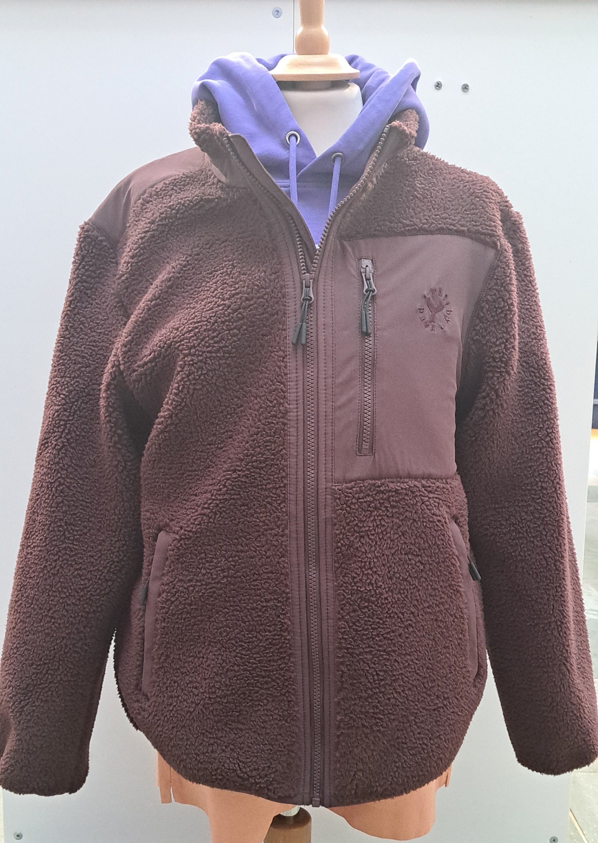 Unisex Long Sleeve Jacket - Plum
