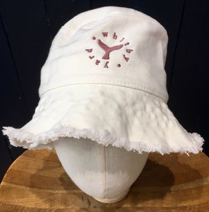 Bucket Hat with Fringe (various colours)