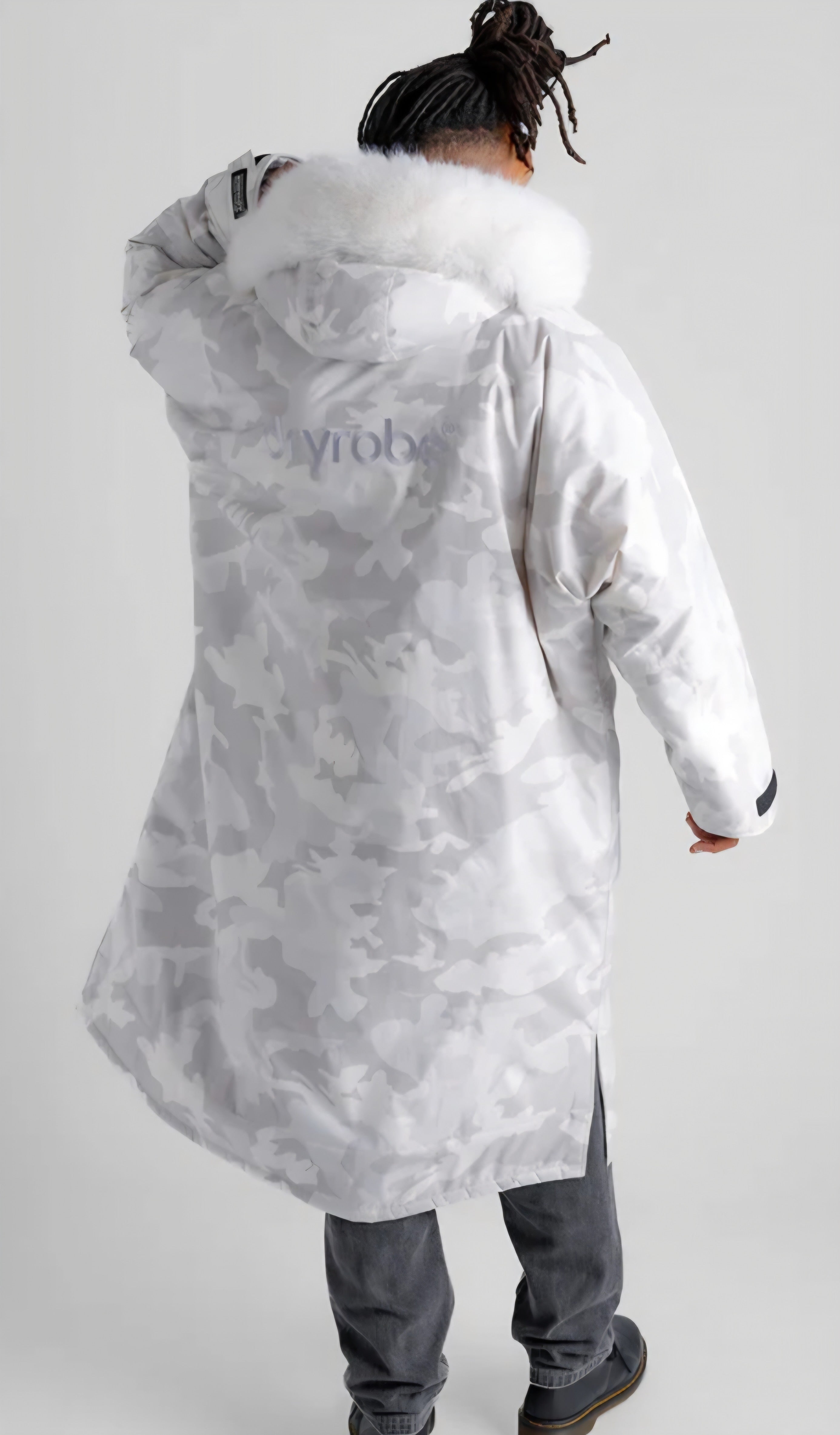 Dryrobe Alpine White Camo Advance Changing Robe