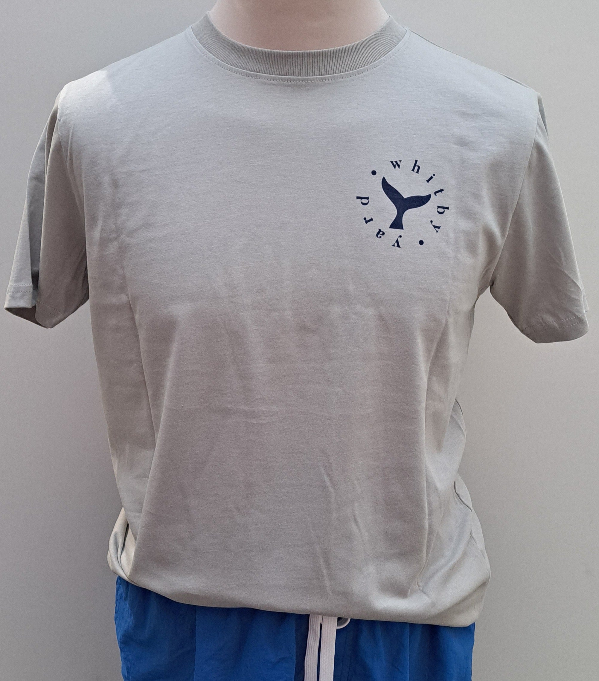 Unisex T Shirt ‘Saltburn Surfboard’ - Grey