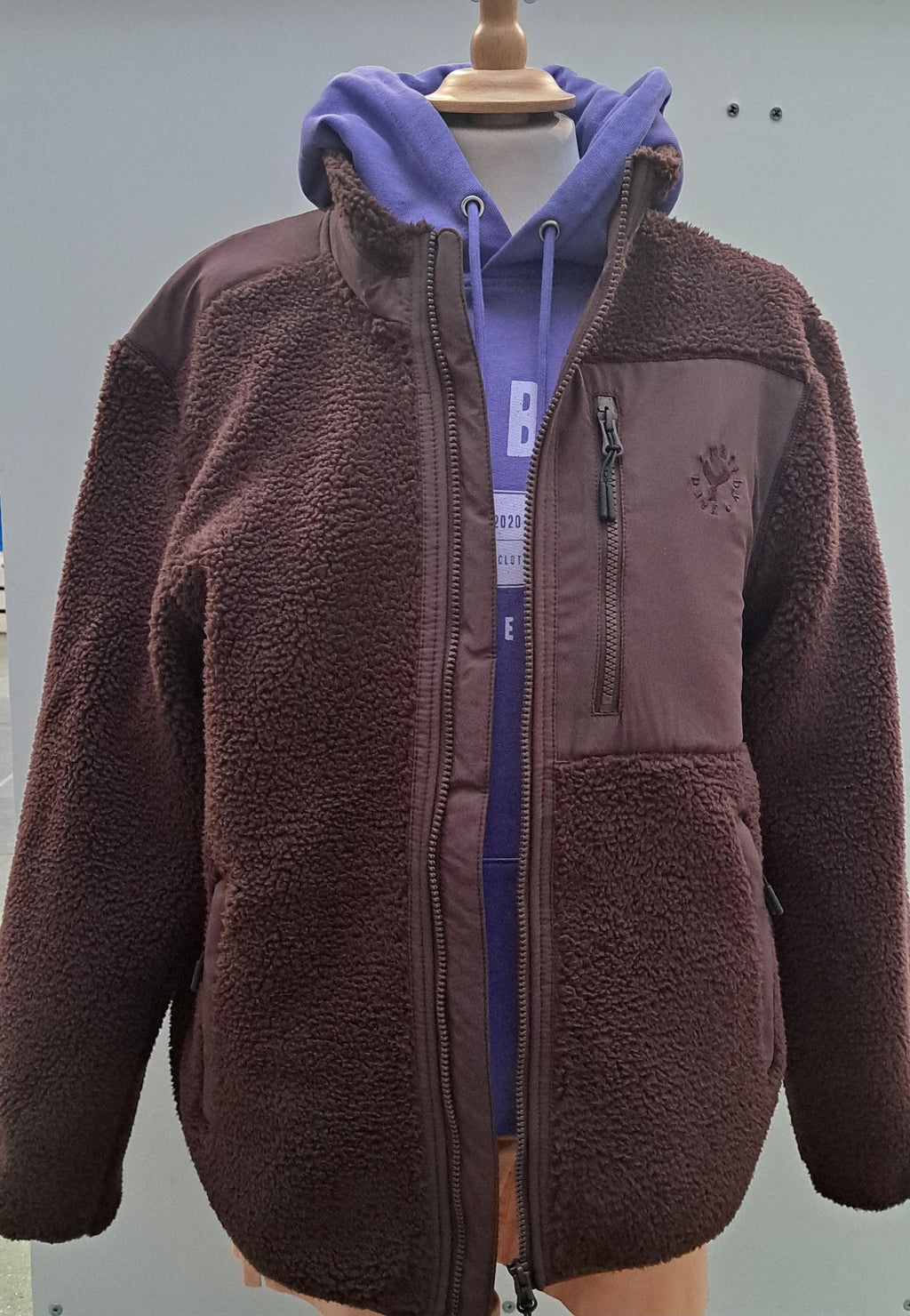 Unisex Long Sleeve Jacket - Plum