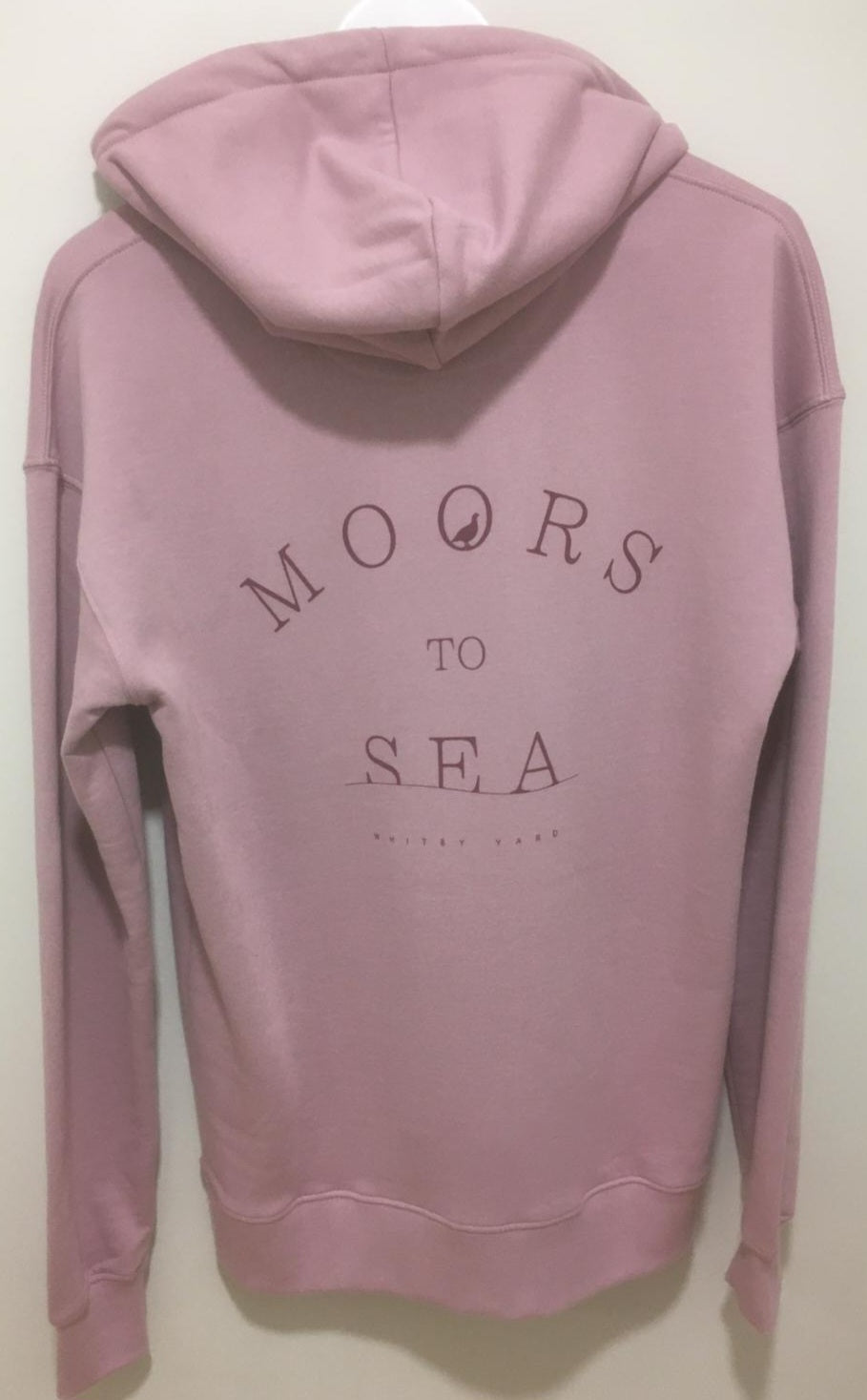 Unisex Moors to Sea Pullover Hoodie in Purple Rose