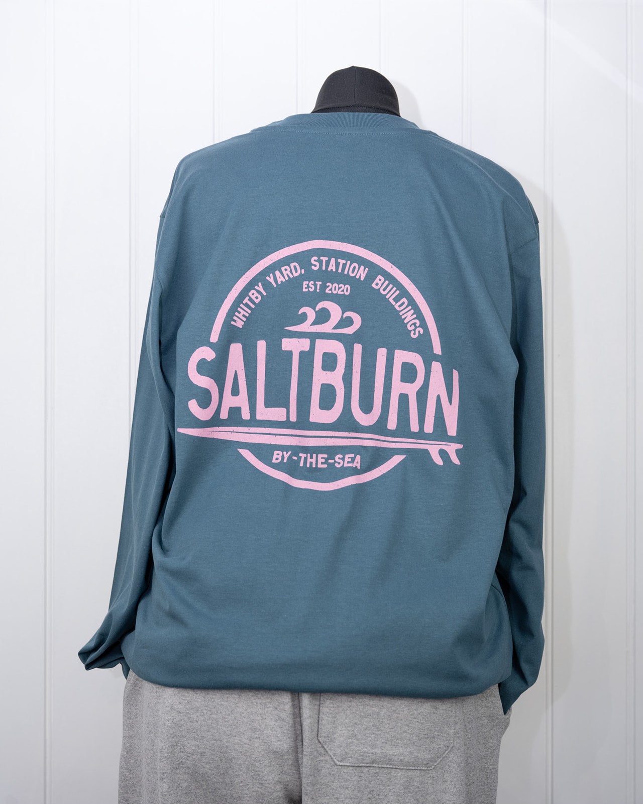 Unisex Long Sleeve T Shirt ‘Saltburn Circle’ - Stargazer