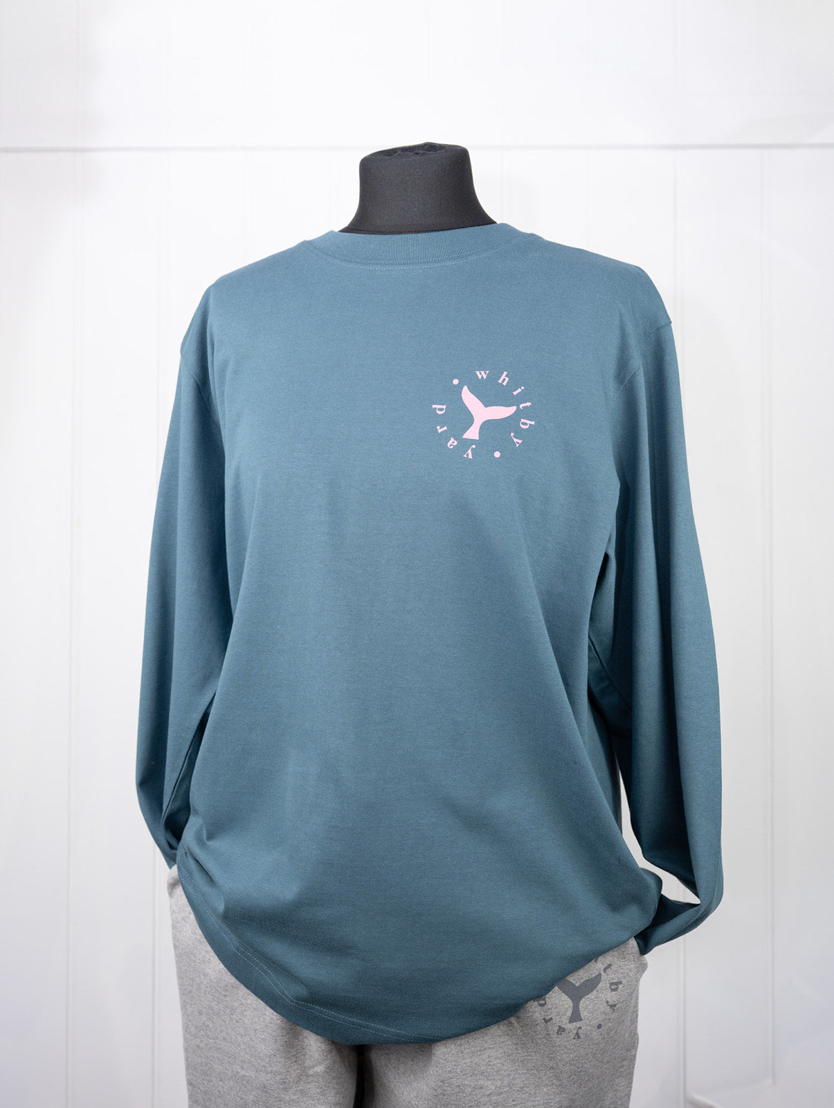 Unisex Long Sleeve T Shirt ‘Saltburn Circle’ - Stargazer