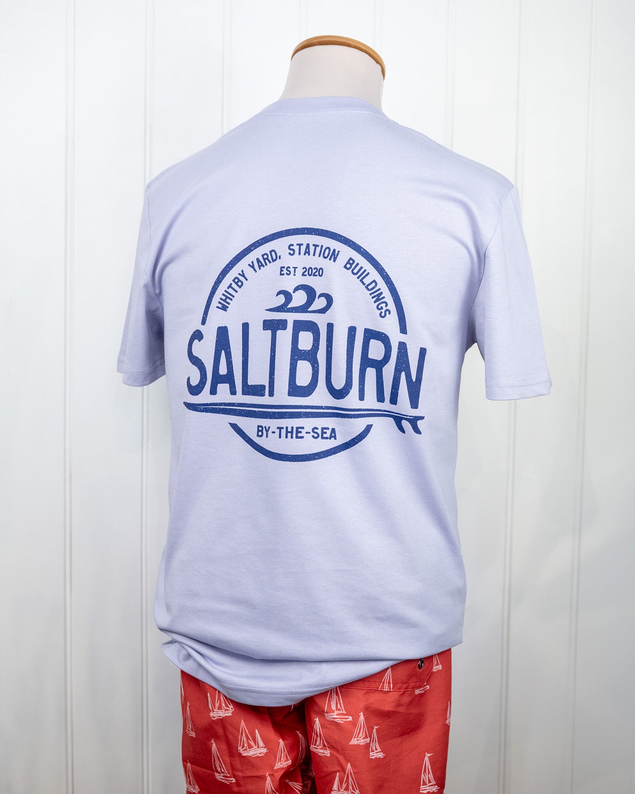 Unisex T Shirt ‘Saltburn Circle’ - Lavender