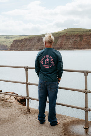 Unisex Long Sleeve T Shirt ‘Saltburn Circle’ - Stargazer