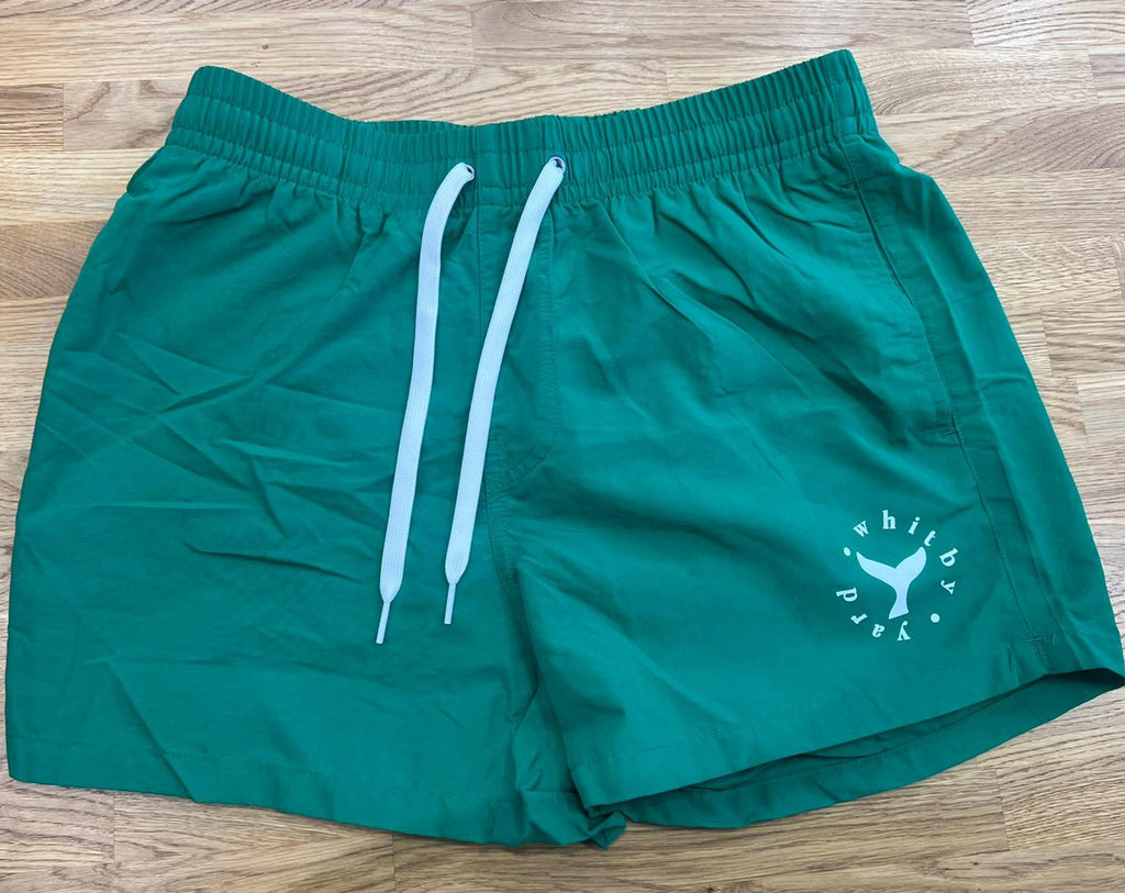 Men's swim shorts in Forest Green