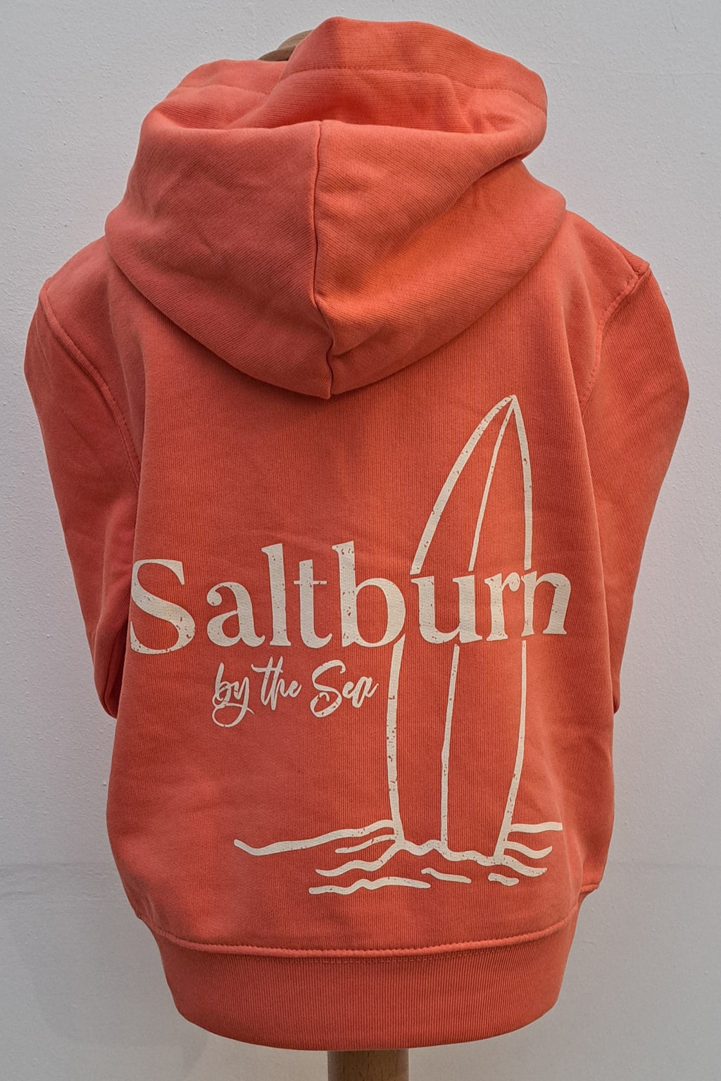 Childrens Saltburn Surfboard pullover hoodie in Fiesta