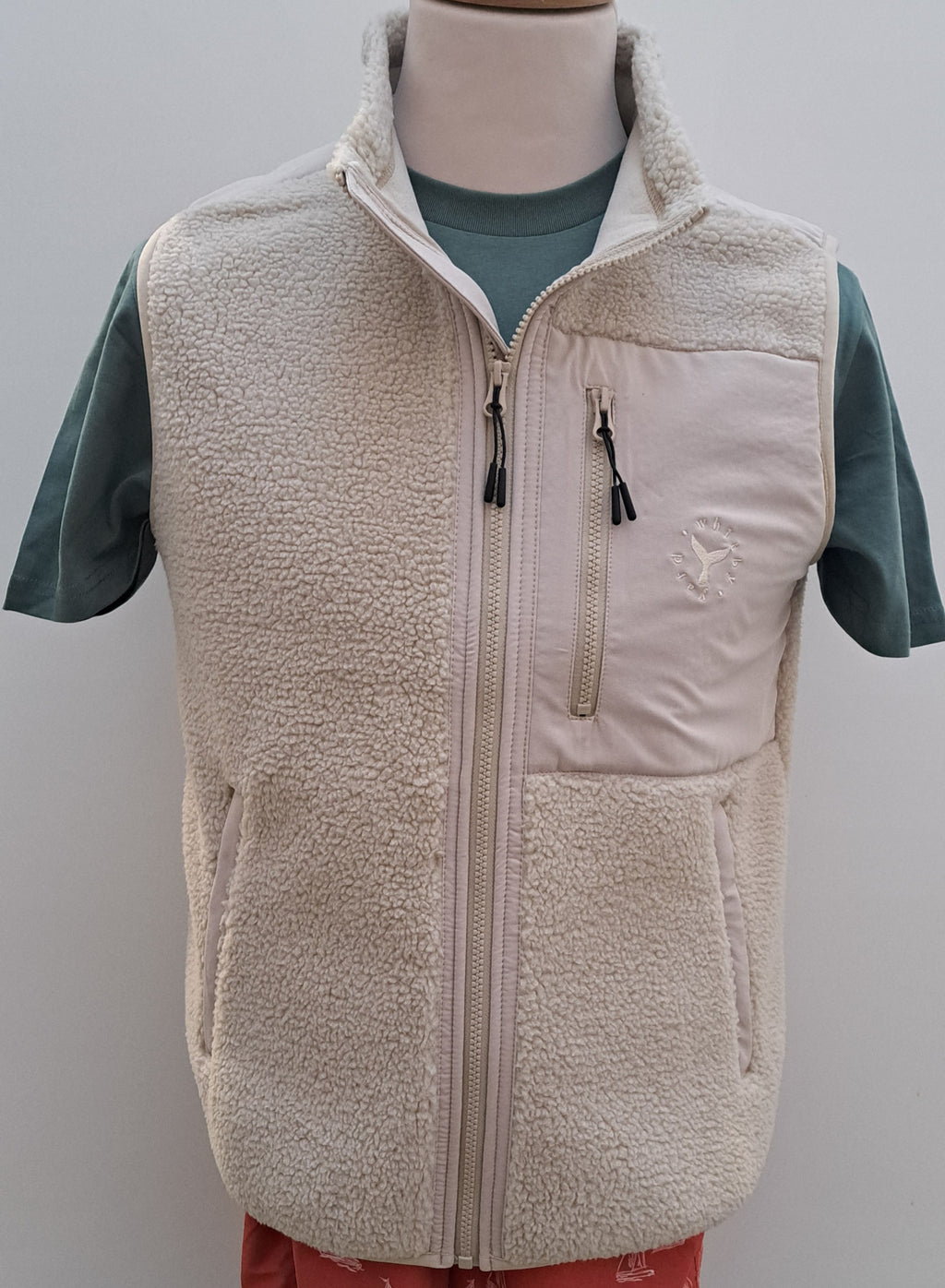 Unisex Gilet in Cream