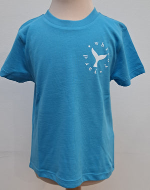 Childrens Saltburn Surfboard T Shirt in Aqua