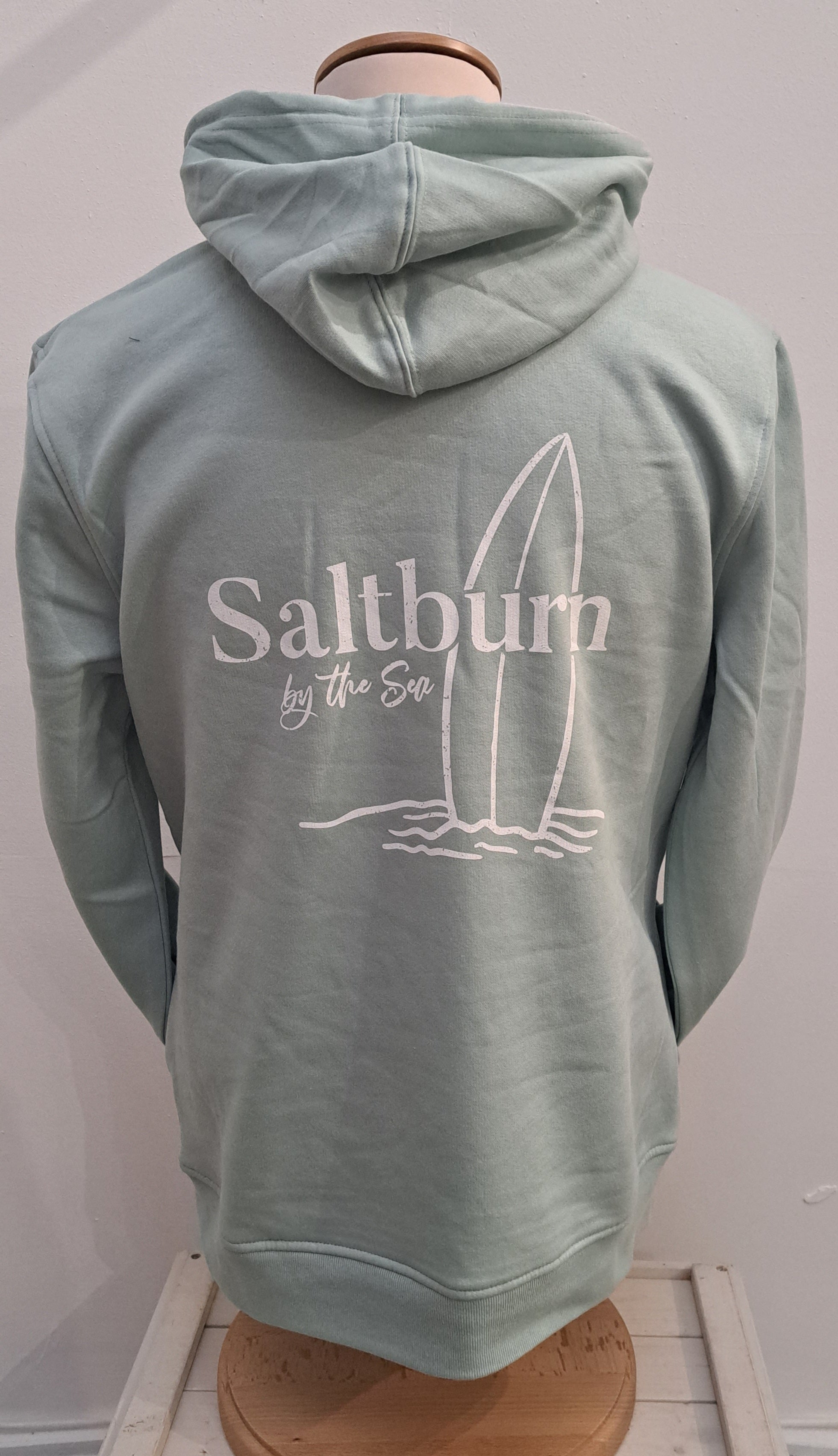 Unisex Saltburn Surfboard Hoodie in Slate Green