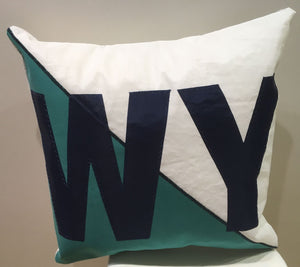 Recycled Sailcloth cushion