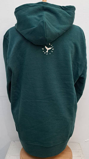 Unisex Organic cotton Saltburn co ordinates Hoodie in Glazed Green