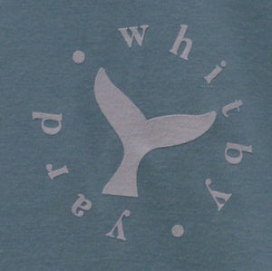 Children's  Whale Tail T shirt in Light Blue