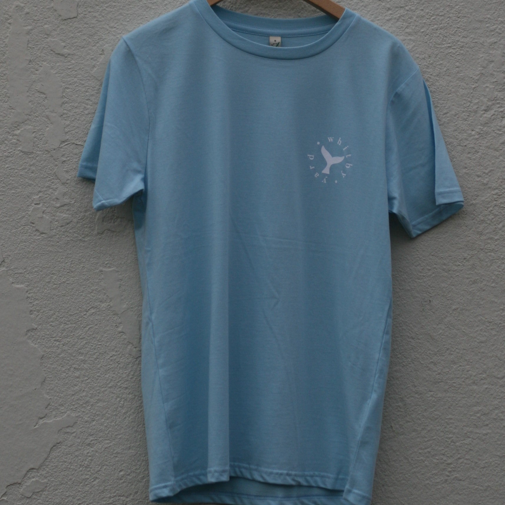 Unisex Oars T shirt in Light Blue