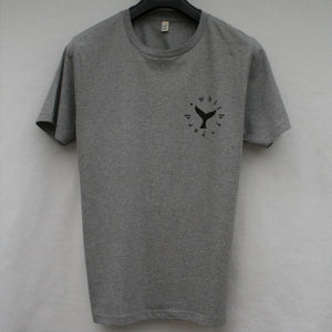Unisex Oars T shirt in Grey