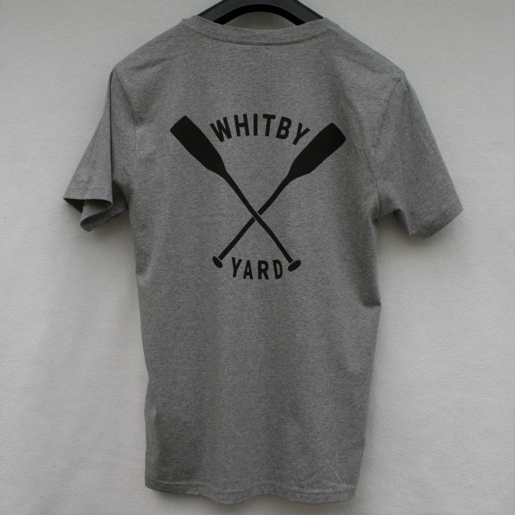Unisex Oars T shirt in Grey