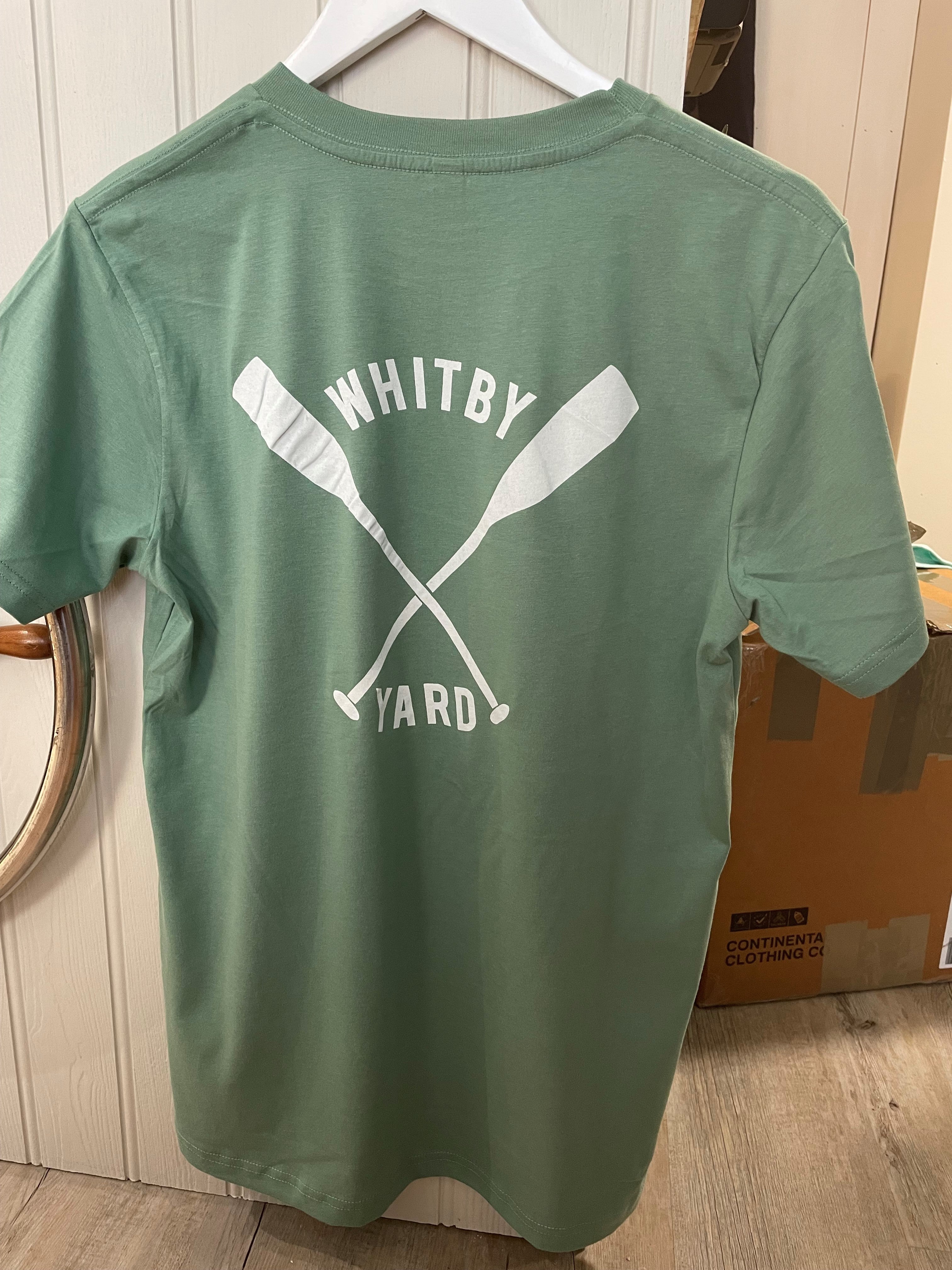 Unisex ‘Oars’ T shirt - Sage Green