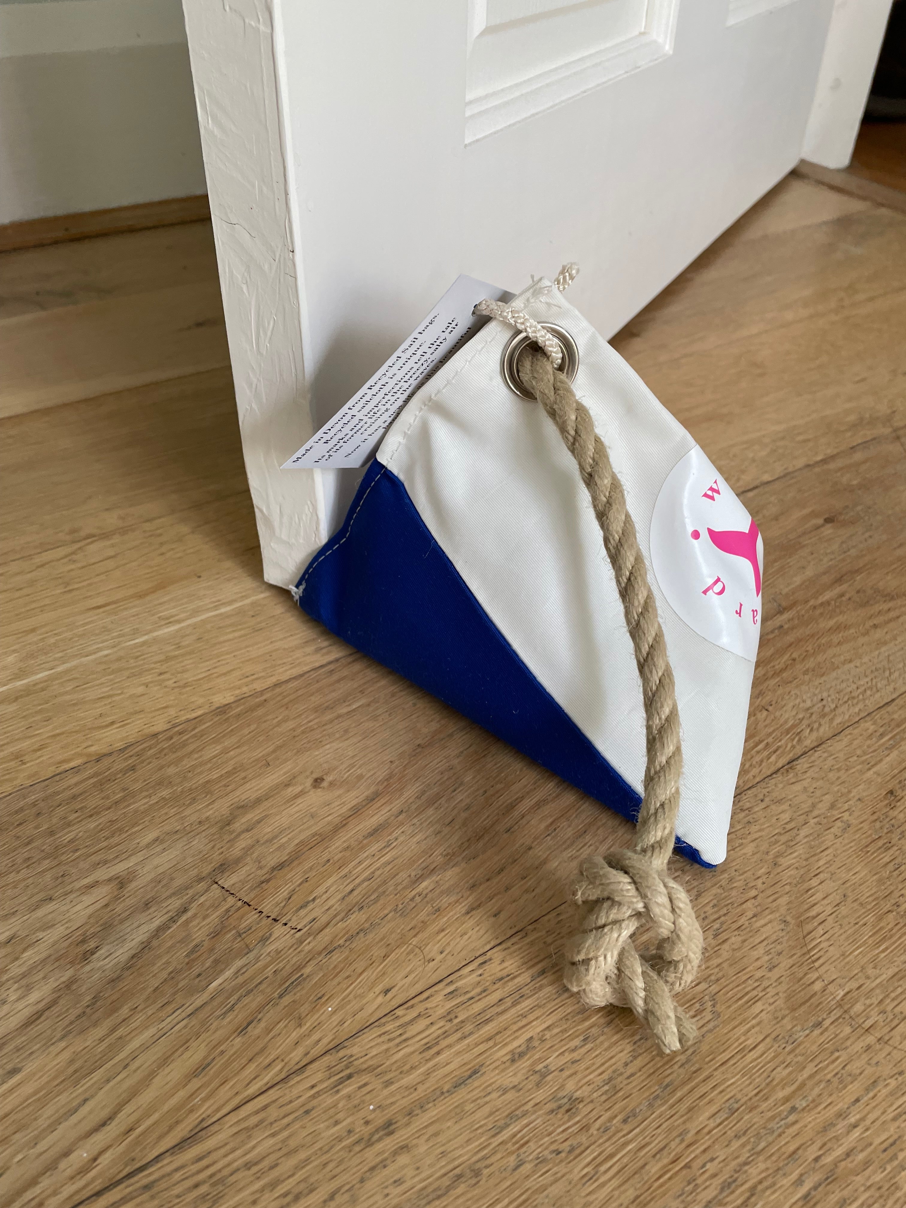 Recycled Sailcloth Doorstops - small