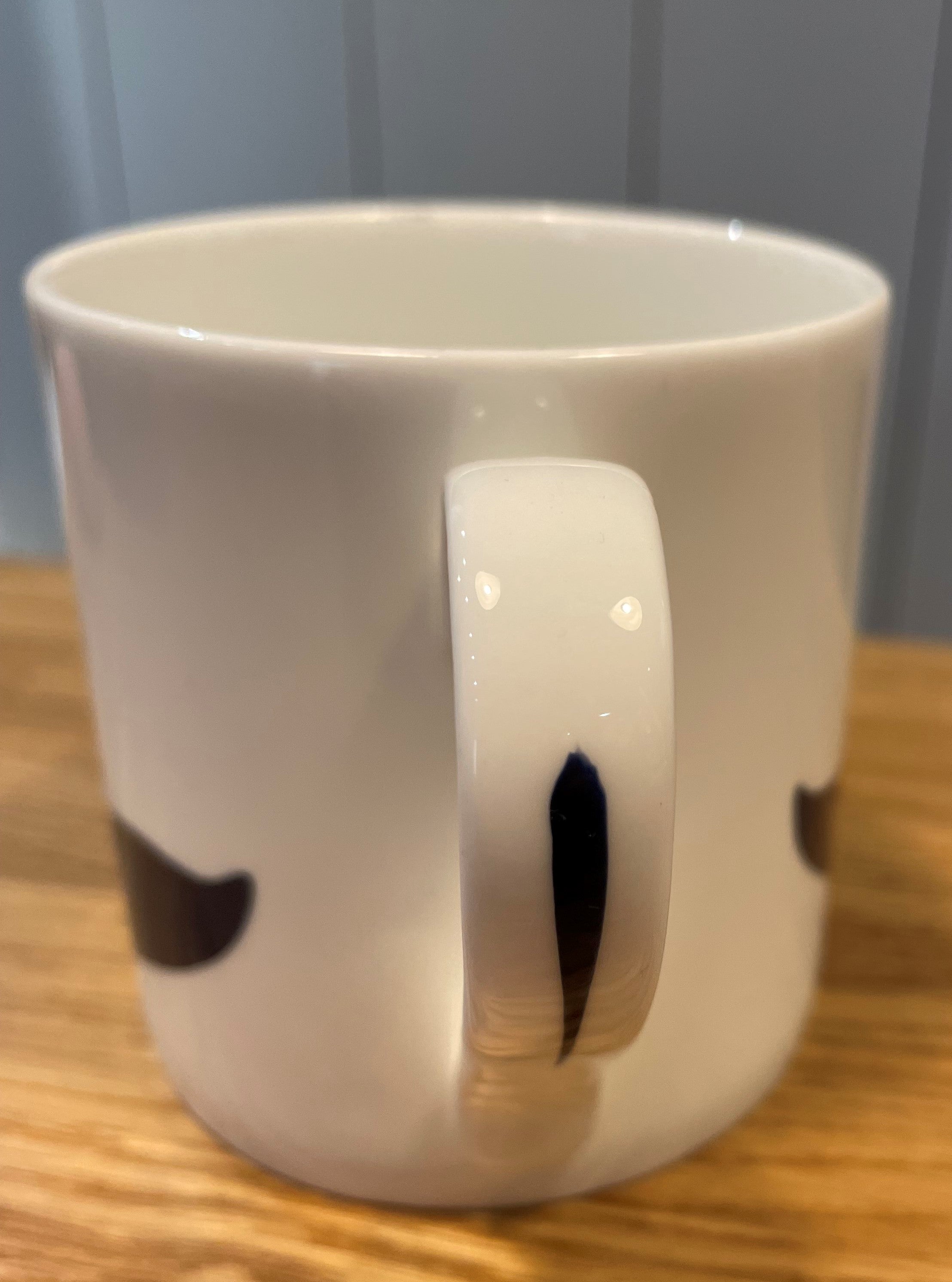 Fine Bone China Mug - Blue Whale Tail Design